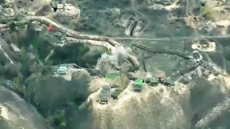 Запорізькі прикордонники знищили зенітку та позиції росіян &ndash; кадри