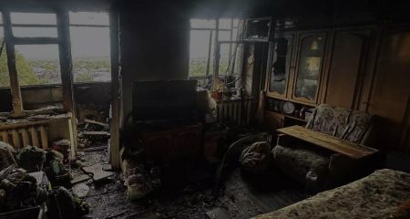 Будинок палав у спальному районі Запоріжжя