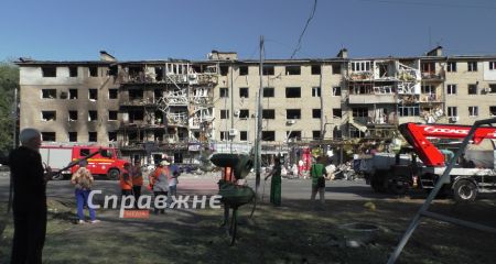Поврежденные атакой дома в Запорожье остаются отключенными от газа, – ОВА