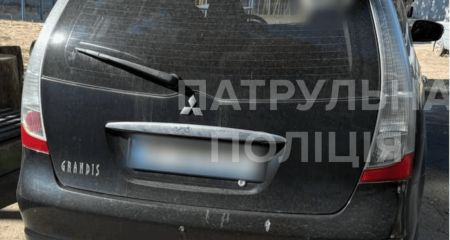 Нарушение минуты молчания: в Запорожье оштрафовали водителя Mitsubishi