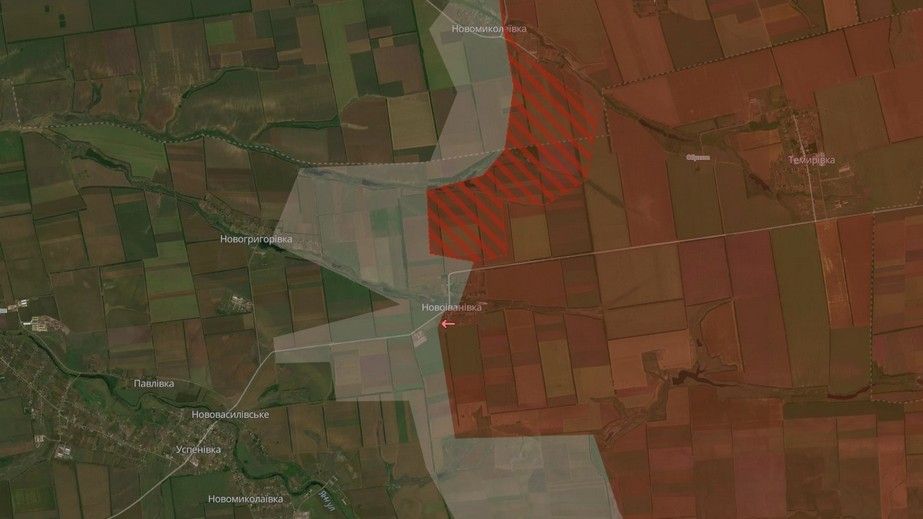 РФ продовжує рух біля Новоіванівки на Запоріжжі, – DeepState