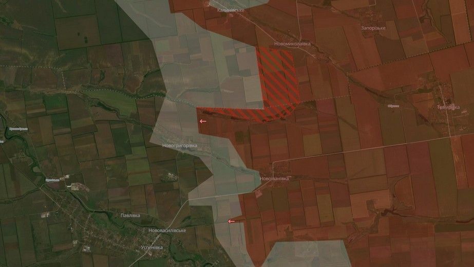 DeepState фіксує рух ворога на сході Запорізької області