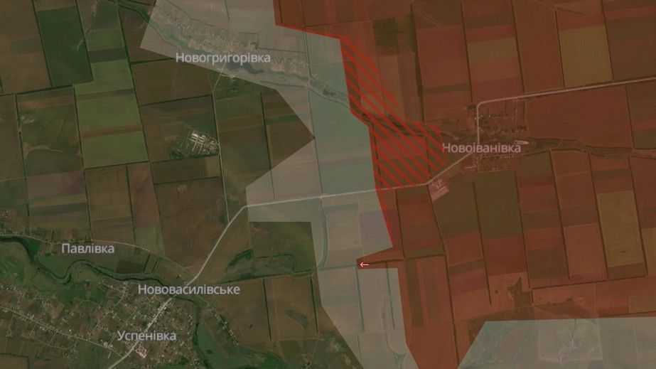 Возле запорожской Новоивановки продолжается движение россиян, – DeepState
