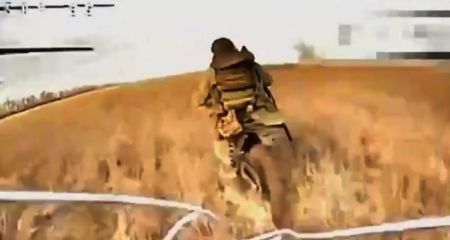 На Запорожье разбили колонну российских штурмовиков на мотоциклах – кадры