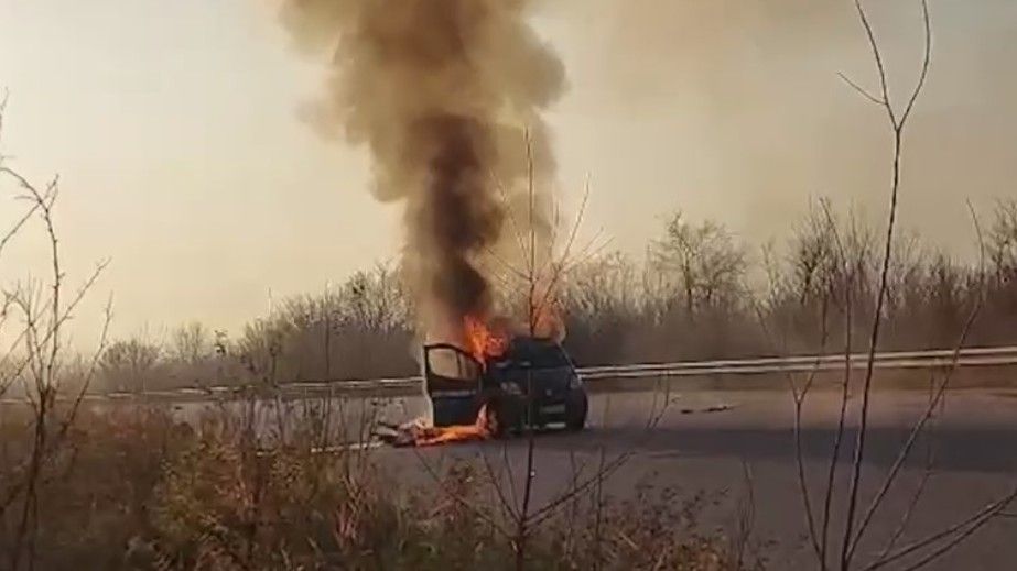 МВД показало последствия атаки на авто ГСЧС в Приморском на Запорожье