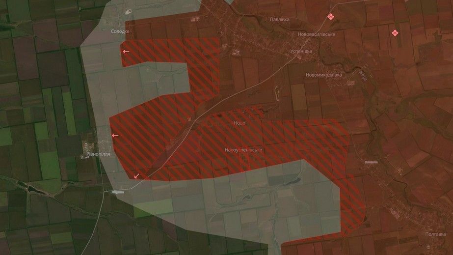 На Запоріжжі ворог окупував Нове та Новоуспенівське, – DeepState