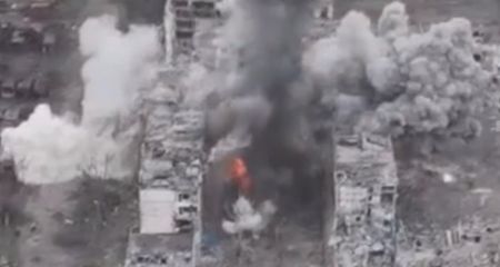 Украинская авиация разбомбила российскую пехоту на Запорожье – кадры