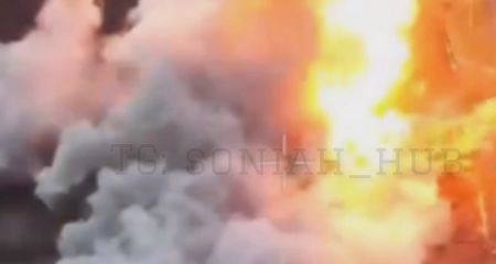 Український МіГ-29 бомбував російську піхоту і склад боєприпасів у Гуляйполі &ndash; кадри