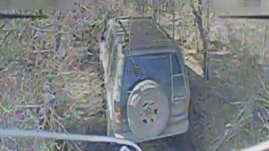 Дроны ВСУ уничтожили автомобили оккупантов на Запорожье &ndash; кадры