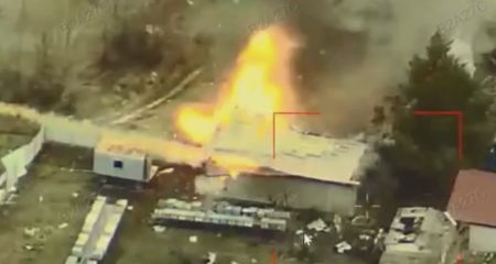 Ворожий склад боєприпасів підірвали дронарі на Запоріжжі &ndash; кадри