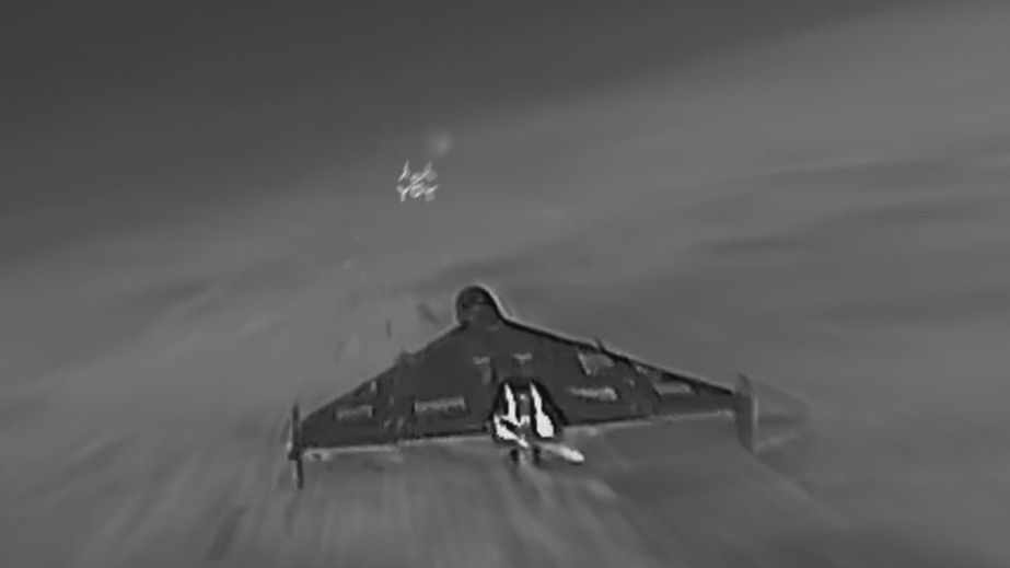 Дронщики сбили российские "шахеды" в небе на Запорожье &ndash; кадры