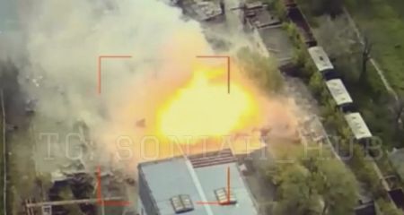 Авіація ЗСУ розбомбила склад боєприпасів РФ на Запоріжжі
