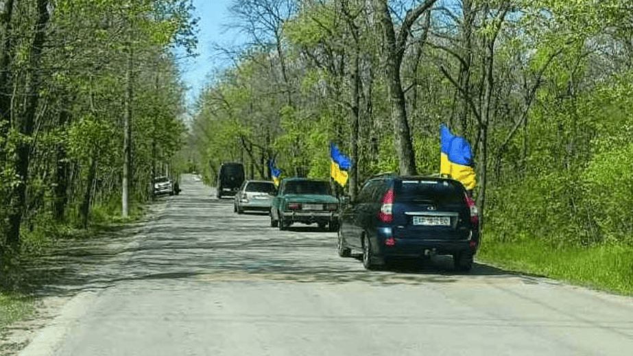 С павшим жителем Балабино попрощались в Запорожье