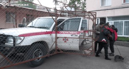 Подружжя та їхнього сина вивезли з-під обстрілів на Запоріжжі