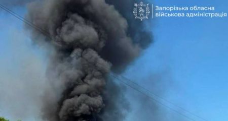 Окупанти вгатили по Запоріжжю: виникла пожежа