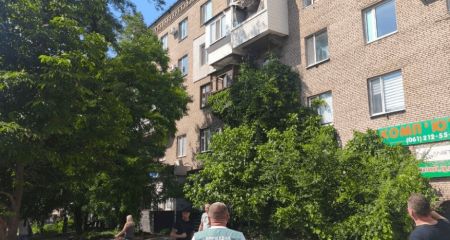 Понад 100 "квадратів&rdquo; засмічені в центрі Запоріжжя після удару БпЛА