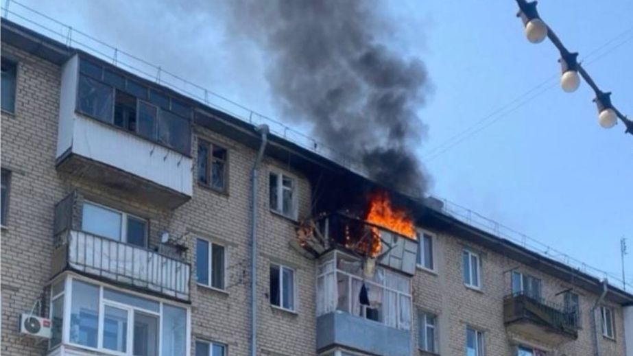 РФ вдарила дроном по багатоповерхівці в Запоріжжі