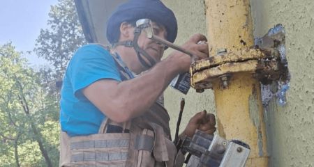 Запорожские газовики ликвидировали 13 аварий после российских атак