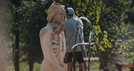 Вогняну скульптуру козака відкриють в Запоріжжі &ndash; де побачити