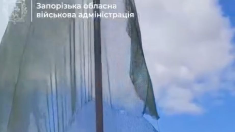 Захисні сітки від FPV стали непридатними в одному з районів Запоріжжя