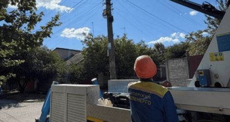 Дронова атака залишила без світла понад 200 родин у Запоріжжі