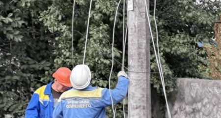 На Запорожье 72 тыс. потребителей были обесточены в выходные