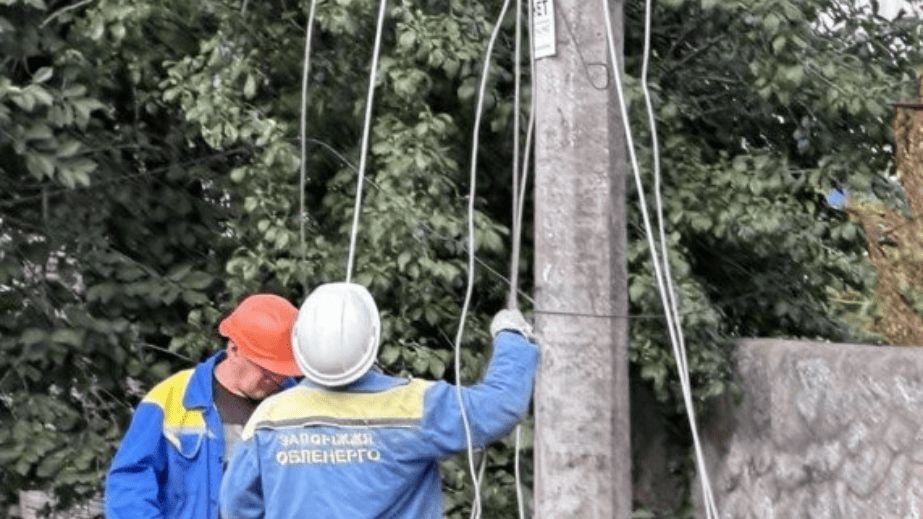 На Запоріжжі 72 тис. споживачів зазнали знеструмлень за вихідні