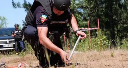 ГСЧС уничтожила три вражеских взрывоопасных предмета на Запорожье