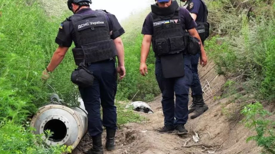 Касетний елемент від "Урагану" та вибухівку знищили сапери на Запоріжжі
