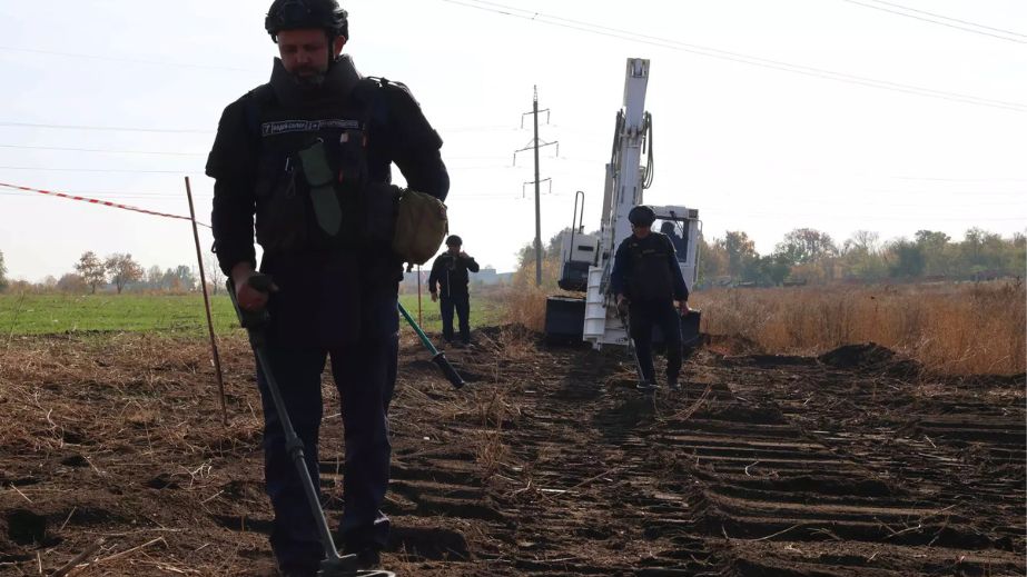 Запорожские саперы ликвидировали пять взрывчаток и снаряд калибром 120 мм