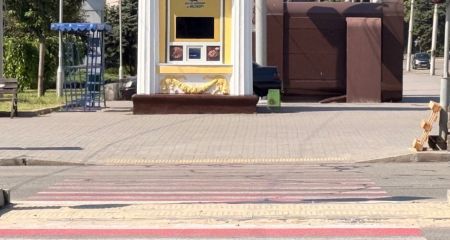 Пішохідну інфраструктуру оновили на бульварі Шевченко в Запоріжжі