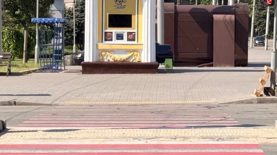 Пешеходную инфраструктуру обновили на бульваре Шевченко в Запорожье