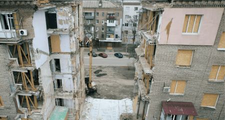 Разрушенную многоэтажку отстроили в Запорожье