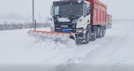 Наслідки хуртовини: що відбувається на трасах Запорізької області