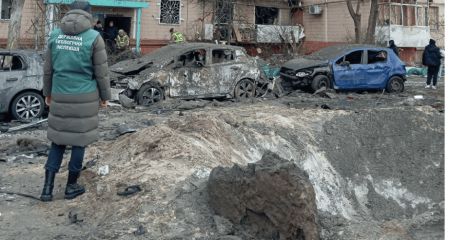 Вырва под окнами: экологи обследовали район Запорожья после артобстрела