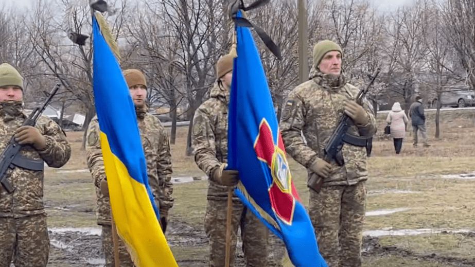 Полеглого нацгвардійця провели в останню путь на Запоріжжі