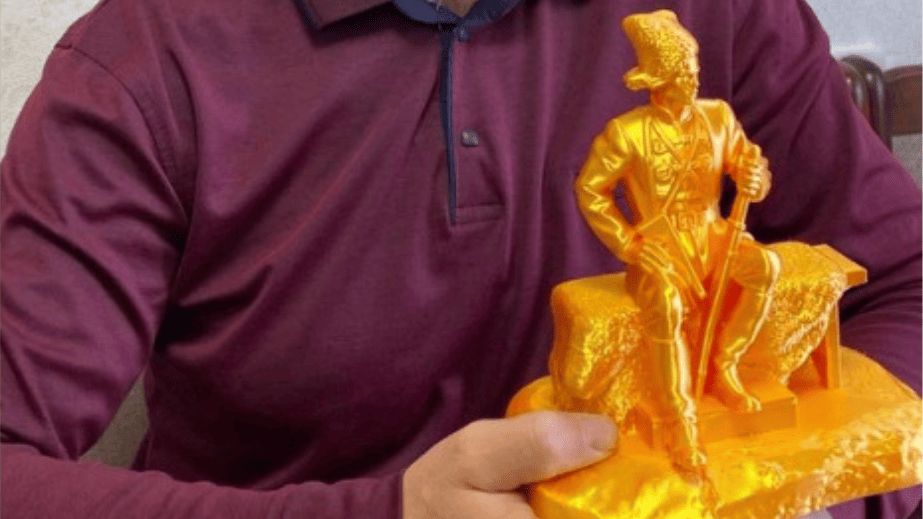 Нестор Махно у 3D: копію пам&rsquo;ятника відтворили у Запоріжжі