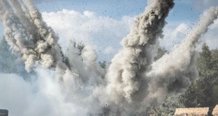 По російському військовому ешелону "прилетіло" на Запоріжжі