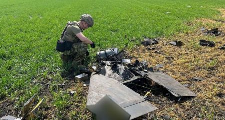 Боевую часть беспилотника и взрывчатку уничтожили саперы на Запорожье