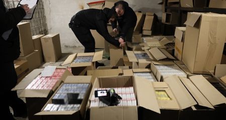 Масштабное изъятие из розницы контрафактных сигарет провели в Запорожье