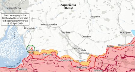 ISW опровергает продвижение россиян в центральной части Плавней на Запорожье