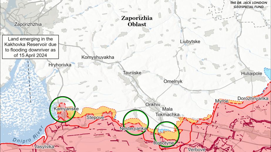 ISW спростовує заяви z-блогерів про успіхи біля Темирівки і Степногірська на Запоріжжі