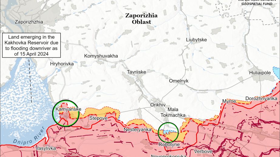 ISW опровергает заявления врага о продвижении в Степногорске на Запорожье