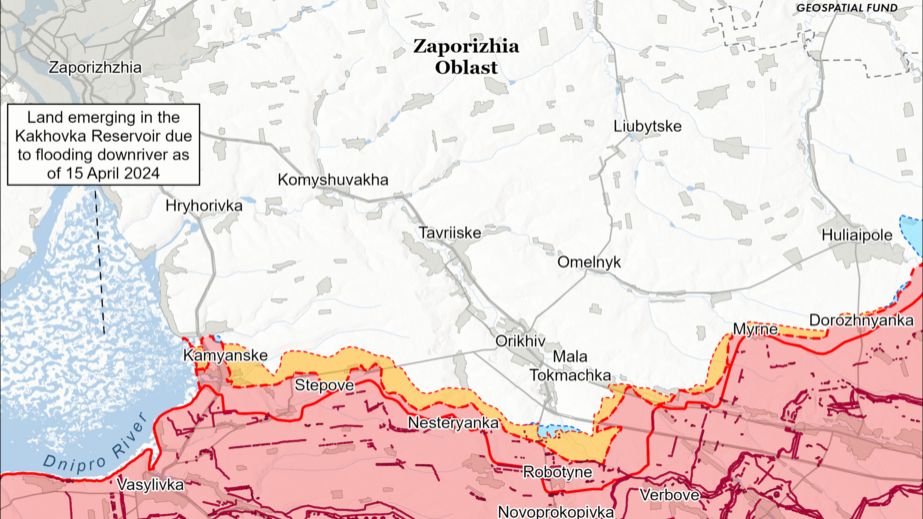 Аналітики фіксують просування військ РФ на Запоріжжі