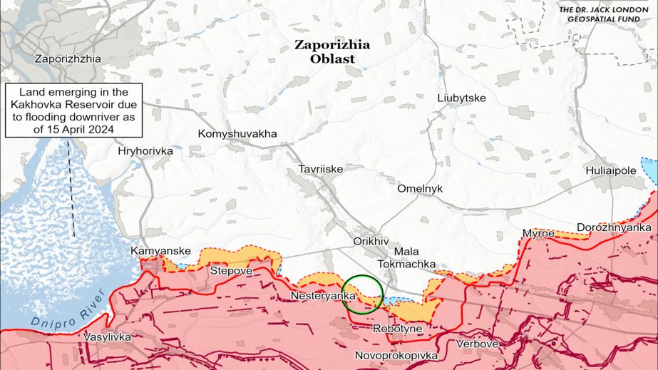 ISW отрицает данные z-блоггеров о продвижении вблизи запорожского Гуляйполя