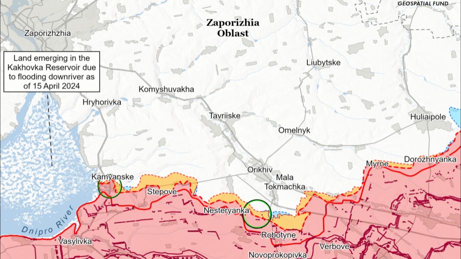 ISW спростовує заяви ворога про просування на Запорізькому фронті