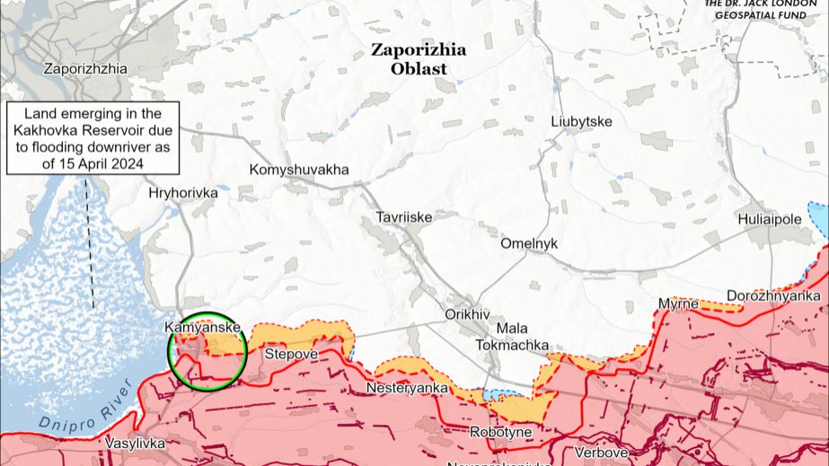 ISW опровергает продвижение россиян на Запорожском направлении