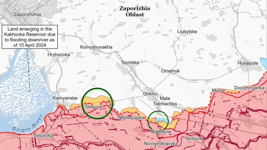 ЗСУ посунули окупантів на Запоріжжі, – ISW