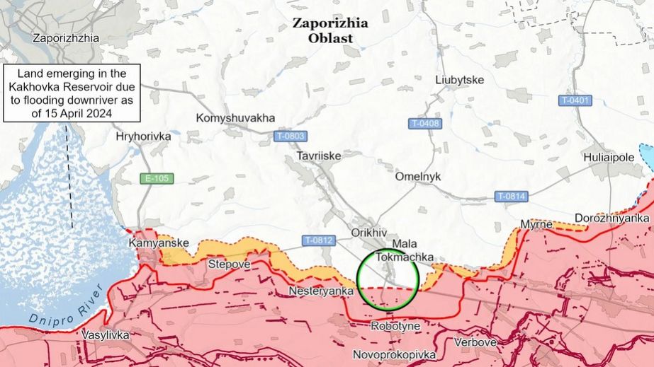 Атаки россиян на Запорожье были безуспешными, – ISW