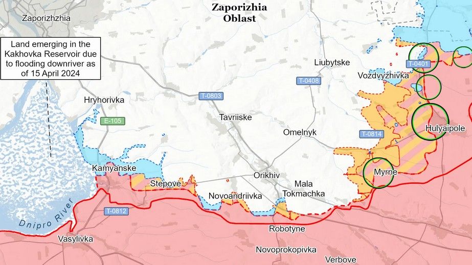 Российские войска не имеют успехов на Запорожском фронте, &ndash; ISW